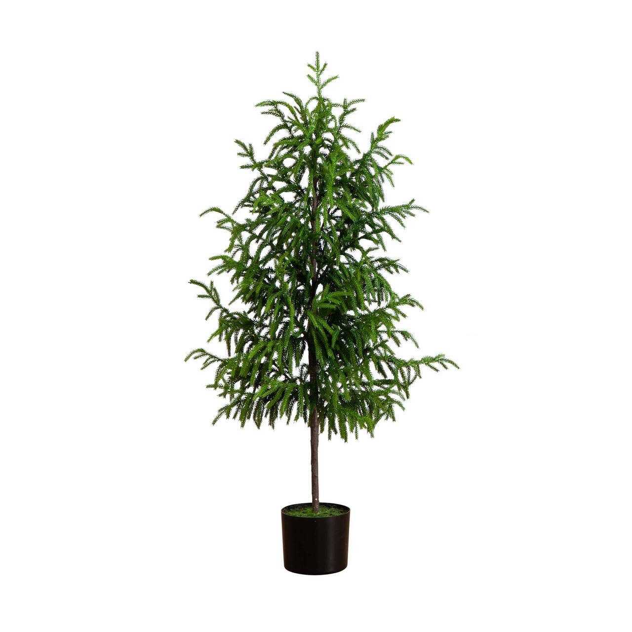 4ft. Unlit Norfolk Pine Artificial Potted Christmas Tree